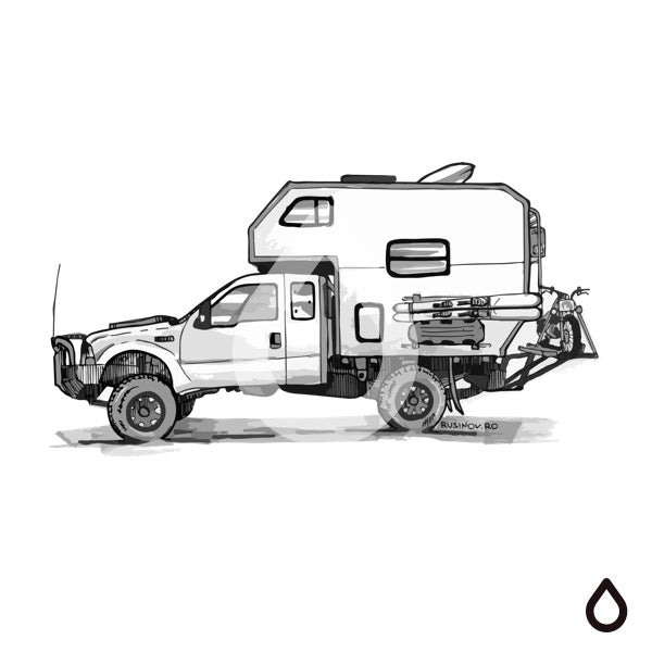 Bruce the Camper (Quarter Sleeve Men's Shirt)