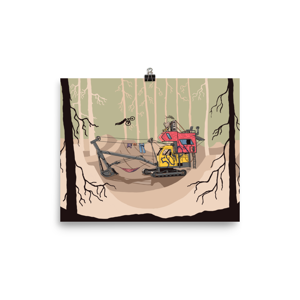 Breakfast dirt poster