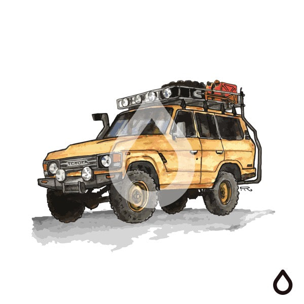 Land Cruiser (Canvas Print)