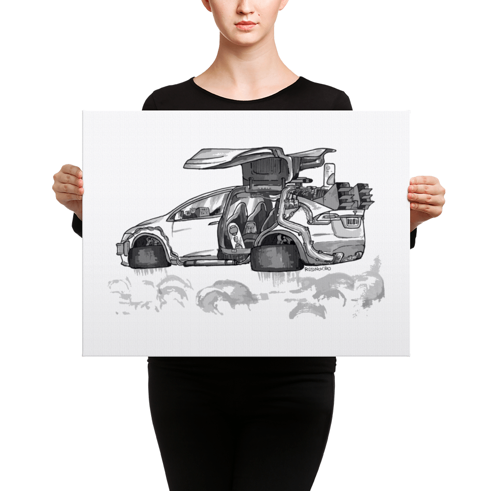 1.21 Gigawatts Canvas Print