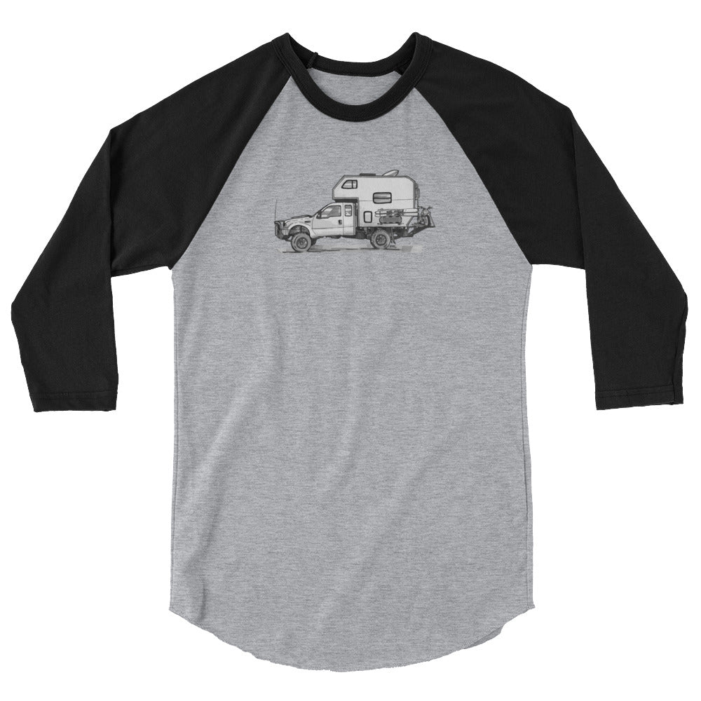 Bruce the Camper (Quarter Sleeve Men's Shirt)