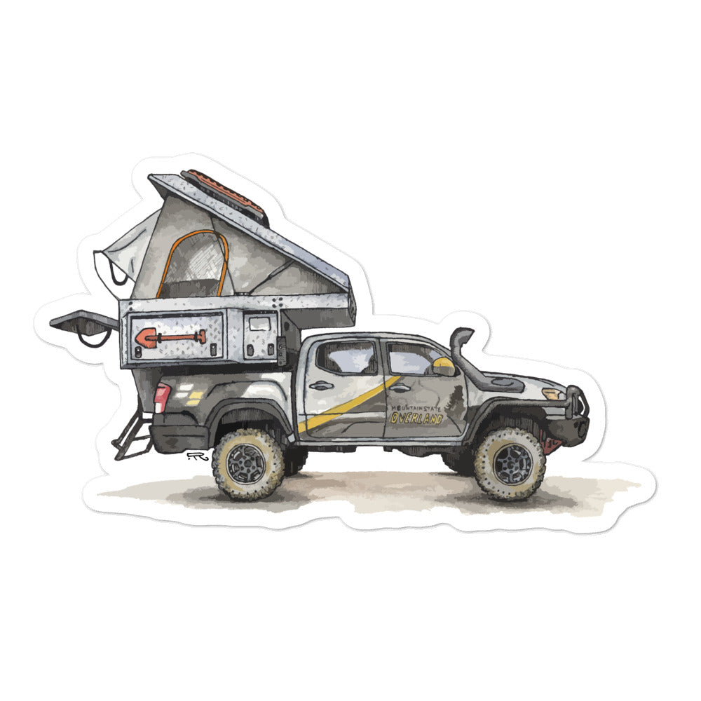 Mountain State Overland, Toyota Tacoma Sticker