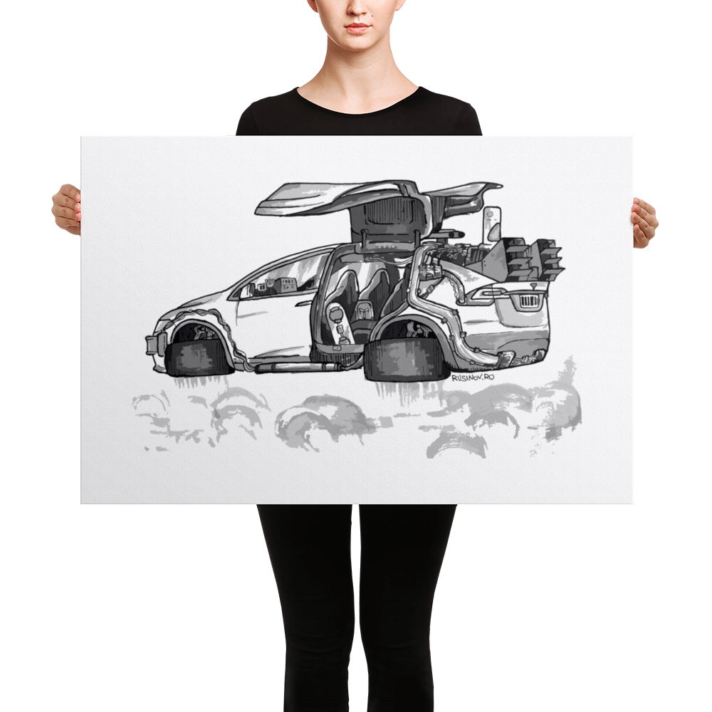 1.21 Gigawatts Canvas Print