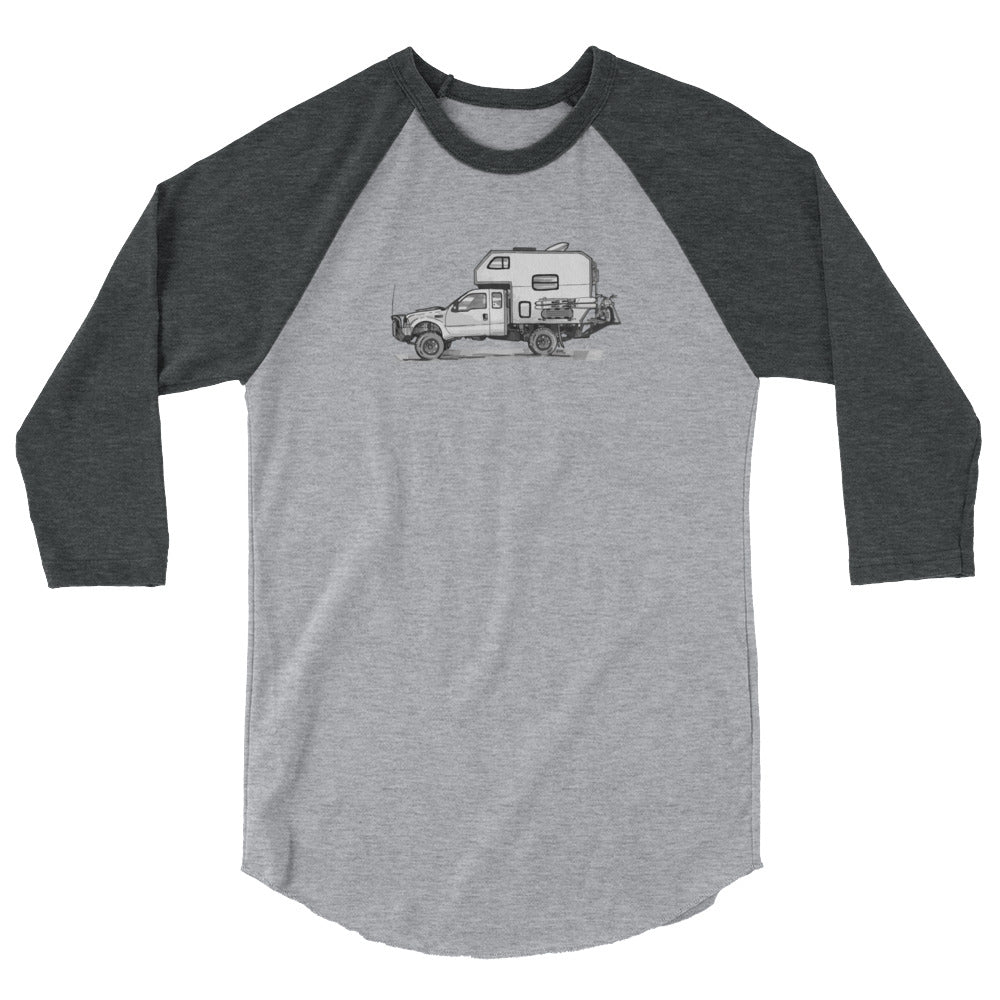 Bruce the Camper (Quarter Sleeve Men's Shirt)