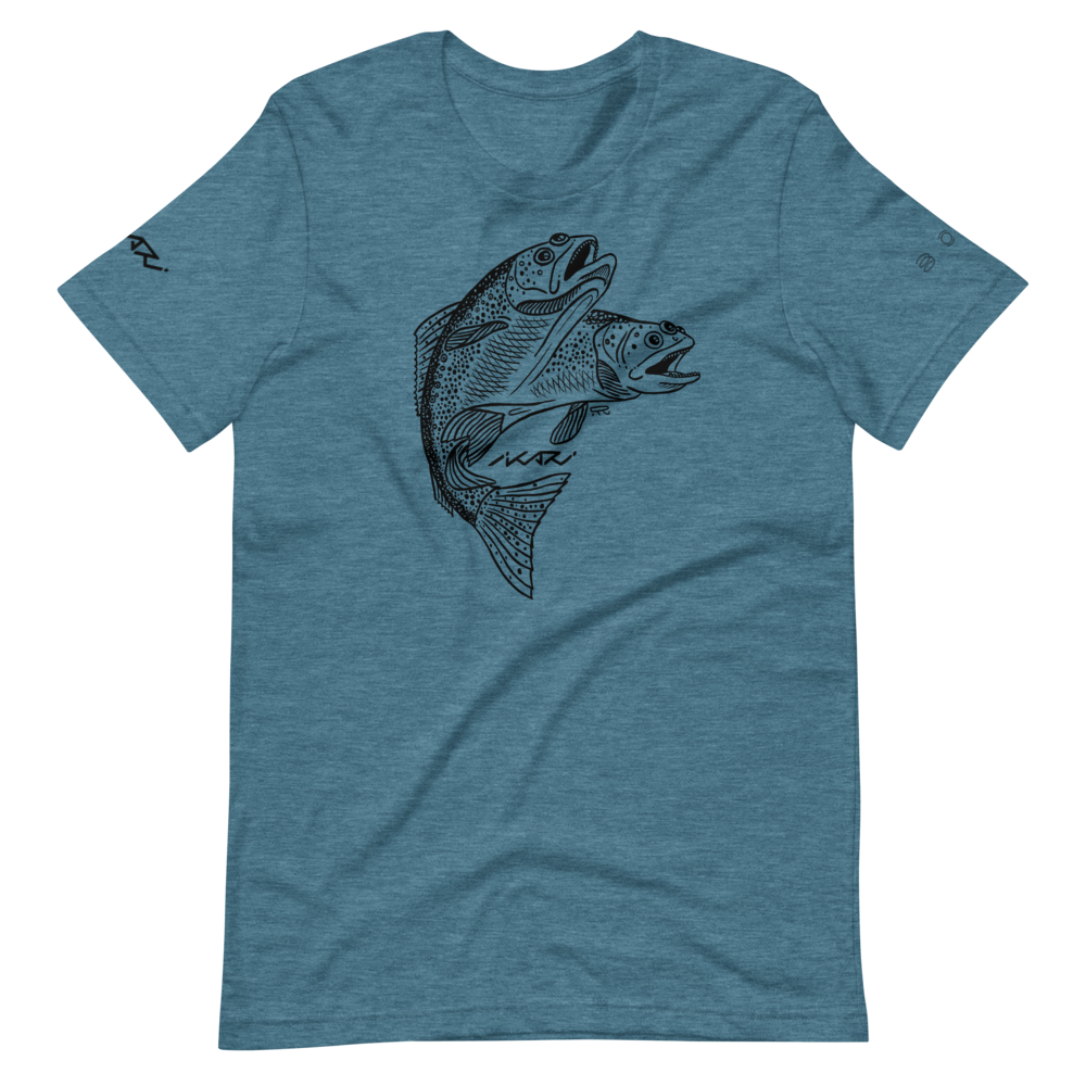 Two headed trout shirt