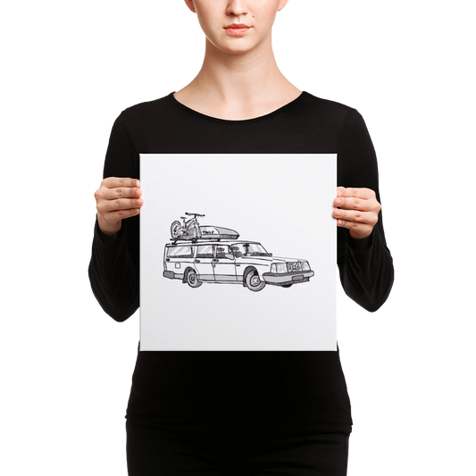 Volvo Wagon (Canvas Print)