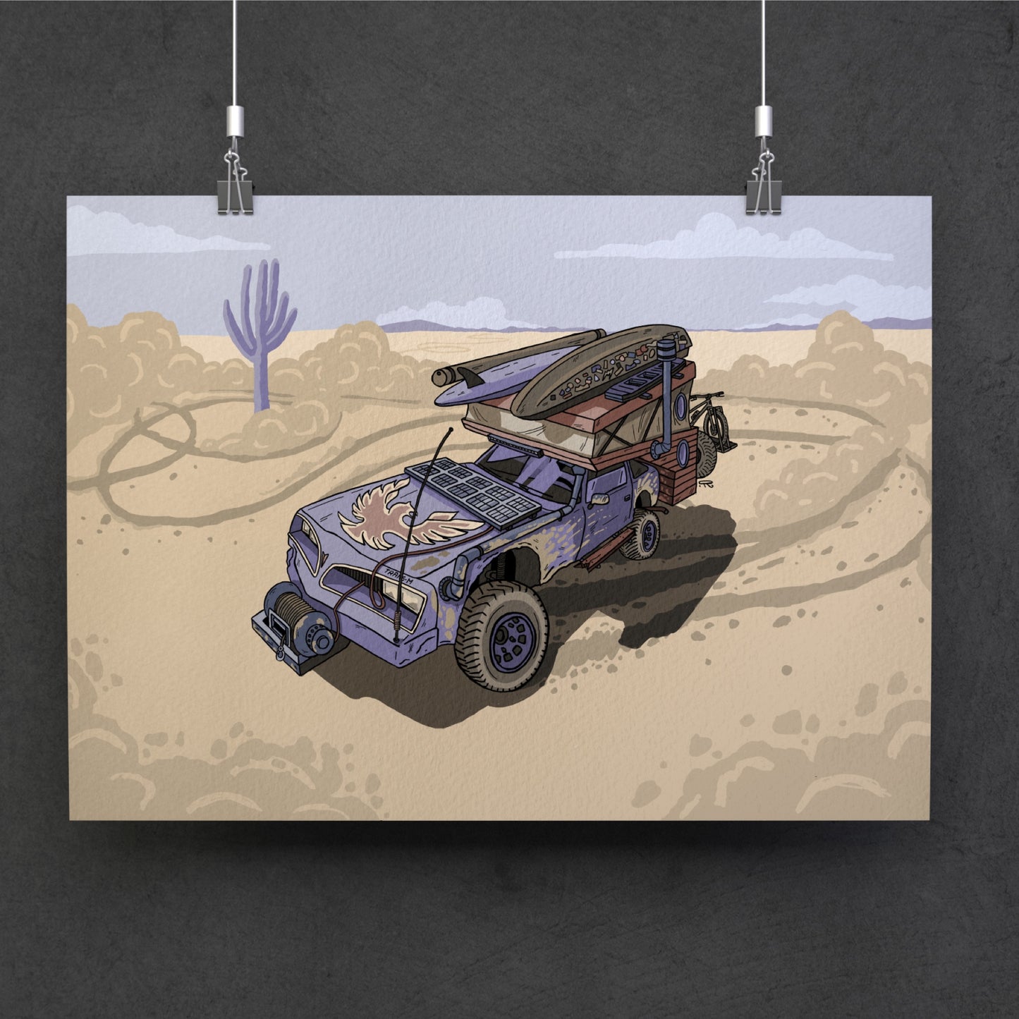 Sand donuts poster